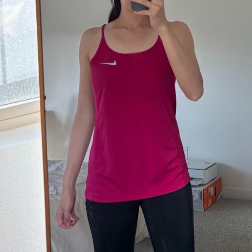 Nike: Pink Dri-Fit Tank